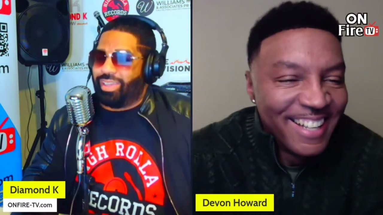 R&B singer Devon Howard joins The Diamond K Show - YouTube