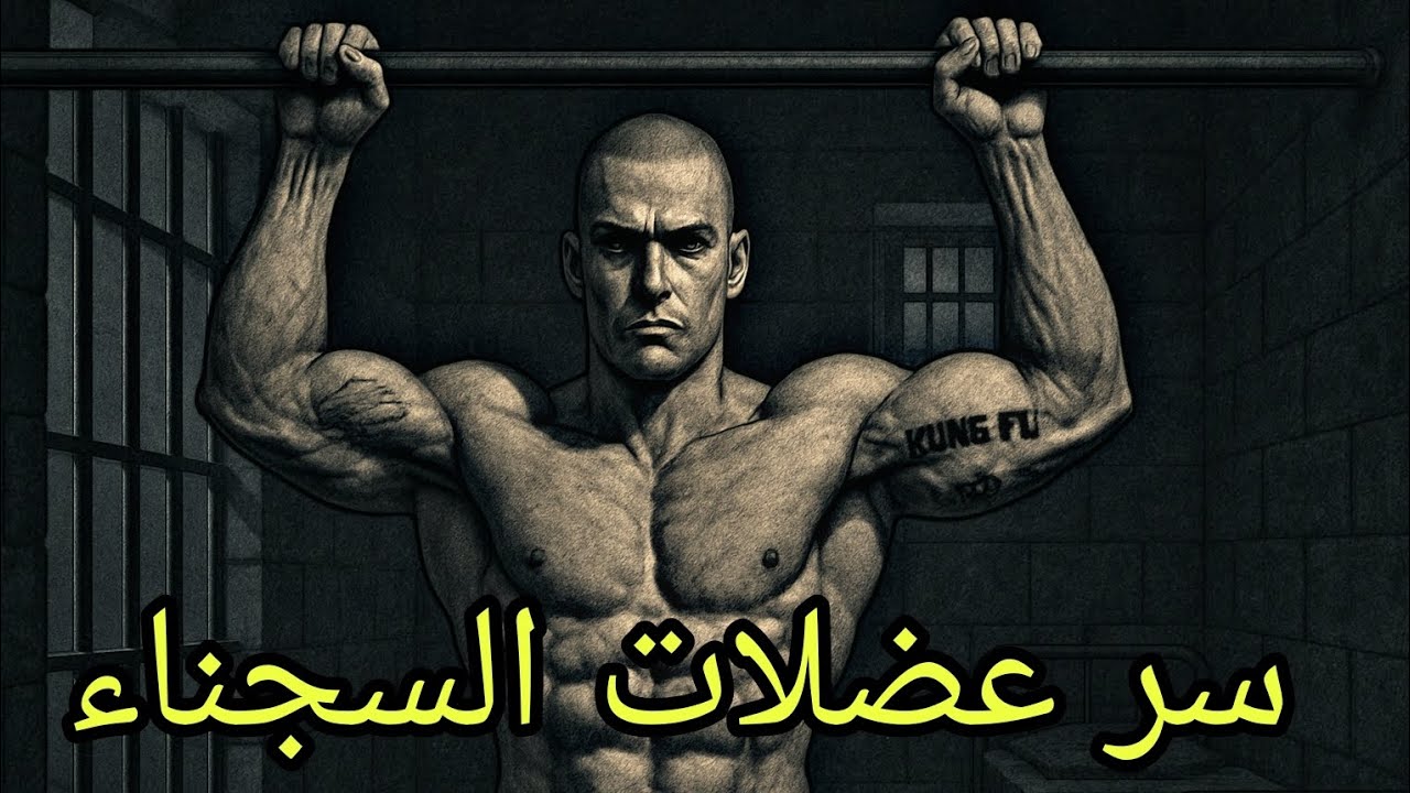سر عضلات السجناء كيف يصنعون اجسام خارقه بدون معدات ‼️🤫