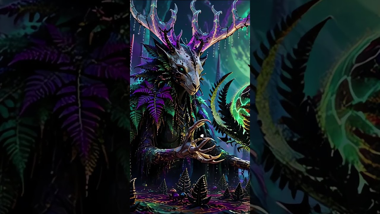 First Rain Seed | A Trippy Alien Forest Awakening | Psychedelic Acid Techno