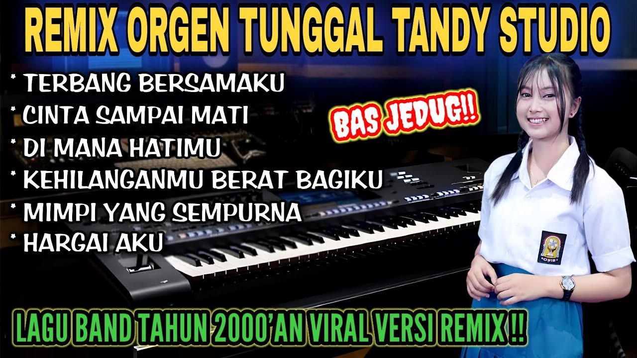 REMIX ORGEN TUNGGAL TANDY STUDIO❗Lagu band viral tahun 2000'an❗Terbang bersamaku, Hargai aku