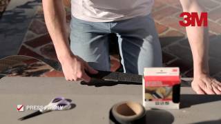 3M Safety Walk Tape and Marshalltown Rubber Seam Roller Demo