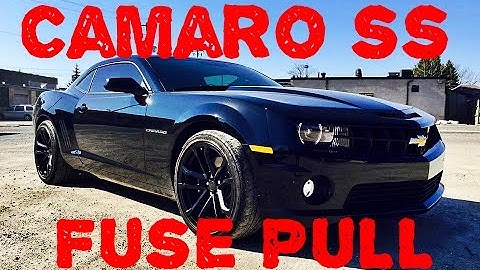 Camaro SS- Dual Mode Exhaust Fuse Pull (Idle, Rev, Full Throttle)