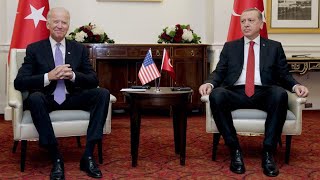 Erdogan, Biden hold first face-to-face meeting on sidelines of NATO summit