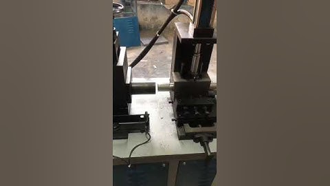 pipe shrinking machine, pipe end forming machine, manual diameter reducing machine #trendingvideo