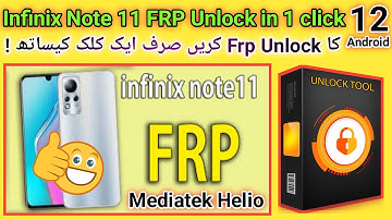 Infinix Note 11 frp unlock tool | infinx x663 frp unlock tool | 2024