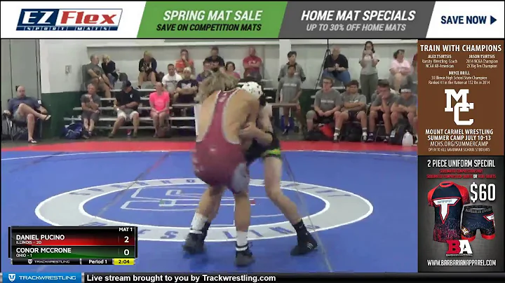 126 Daniel Pucino Illinois vs Conor McCrone Ohio 8...