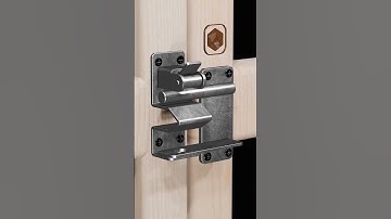 Simple automatic gate locking mechanism. #wood#woodworking#gate#door#shots#lock#latch