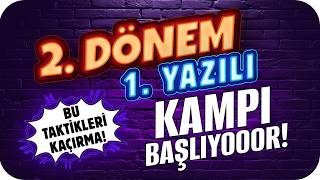 9. Sınıf 2. Dönem 1. Yazılılar Geliyor Bu Taktikleri Kaçırma