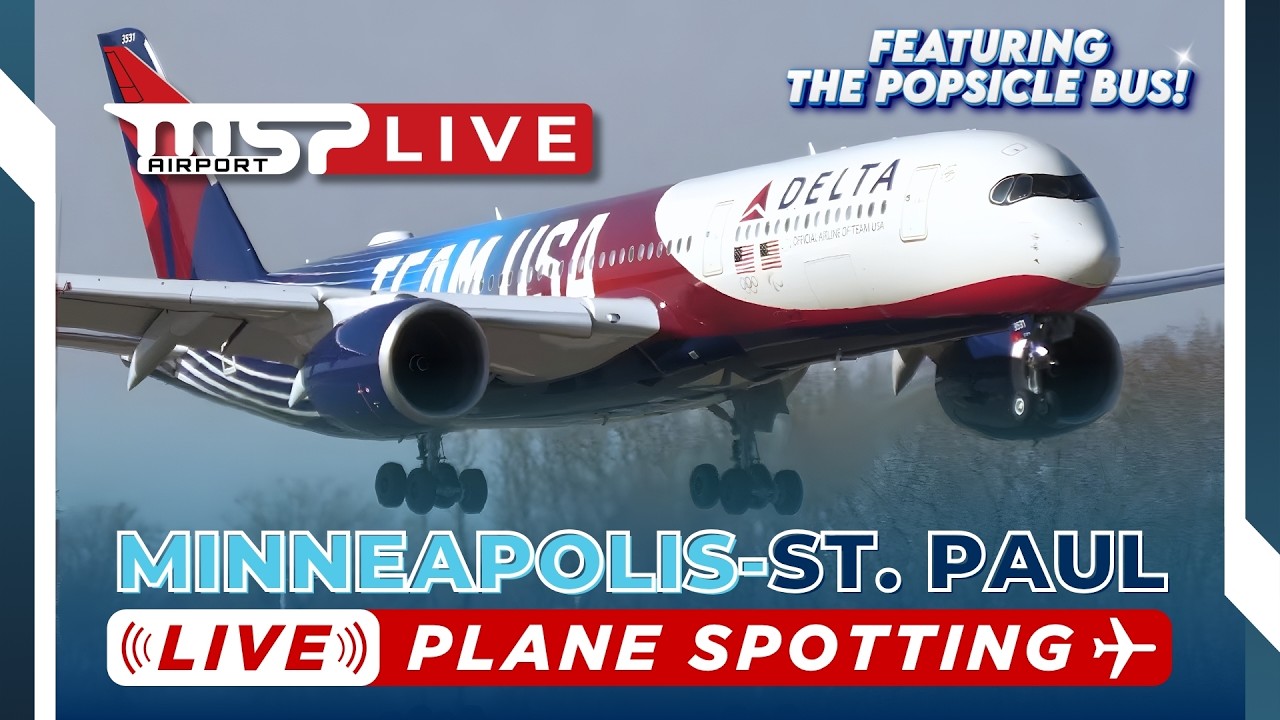 🔴 LIVE ACTION-PACKED PLANE SPOTTING w/ CAPTAIN PAUL! ✈ MSP AIRPORT ✈ 3/25/26 🔴 LIVE ACTION-PACKED PLANE SPOTTING w/ CAPTAIN PAUL! ✈ MSP AIRPORT ✈ 3/25/26