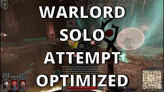 Solo Warlord optimized attempt : Dark and Darker