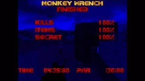 DOOM 2 Anomaly report Map 2 Monkey wrench Ultra Violence 100%
