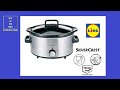 SilverCrest Slow Cooker SSC6 320 A1 UNBOXING (Lidl 150°C low high 320W)