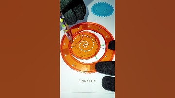 Relaxing Spiral Art 🎨Hypnotic Lines #spirograph #asmr #loopart #relaxing #spiralux  #satisfying #art