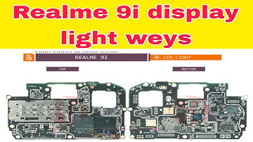 Realme 9i display light problem solution// display light all track