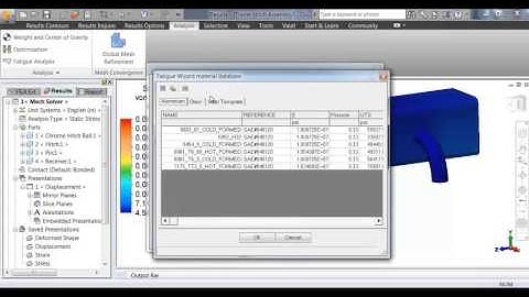 Simulation Mechanical - Fatigue simulation