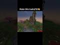 Rate this build🔥 #minecraft #minecraftshorts #gaming #music
