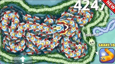 HACKER PRO SNAKE CIRCLED TOP 01 GIANT SNAKE IN SNAKE.IO! Epic Snakeio Gameplay