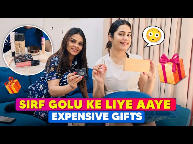 SIRF GOLU KE LIYE AAYE EXPENSIVE GIFTS | Armaan Malik class=