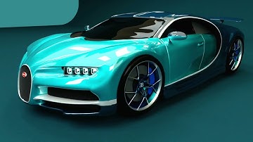 Bugatti Chiron | Blender Animation | Santo Studios