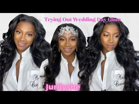 jurllyshe, jurllyshe hair, bridal hairstyle, how to wedding hair, bridal ha...