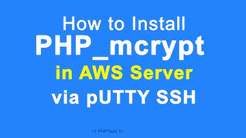 How to Install php-mcrypt package in AWS Server Via pUTTY SSH Connection / php-mcrypt missing