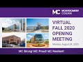 Virtual Fall 2020 Opening Meeting