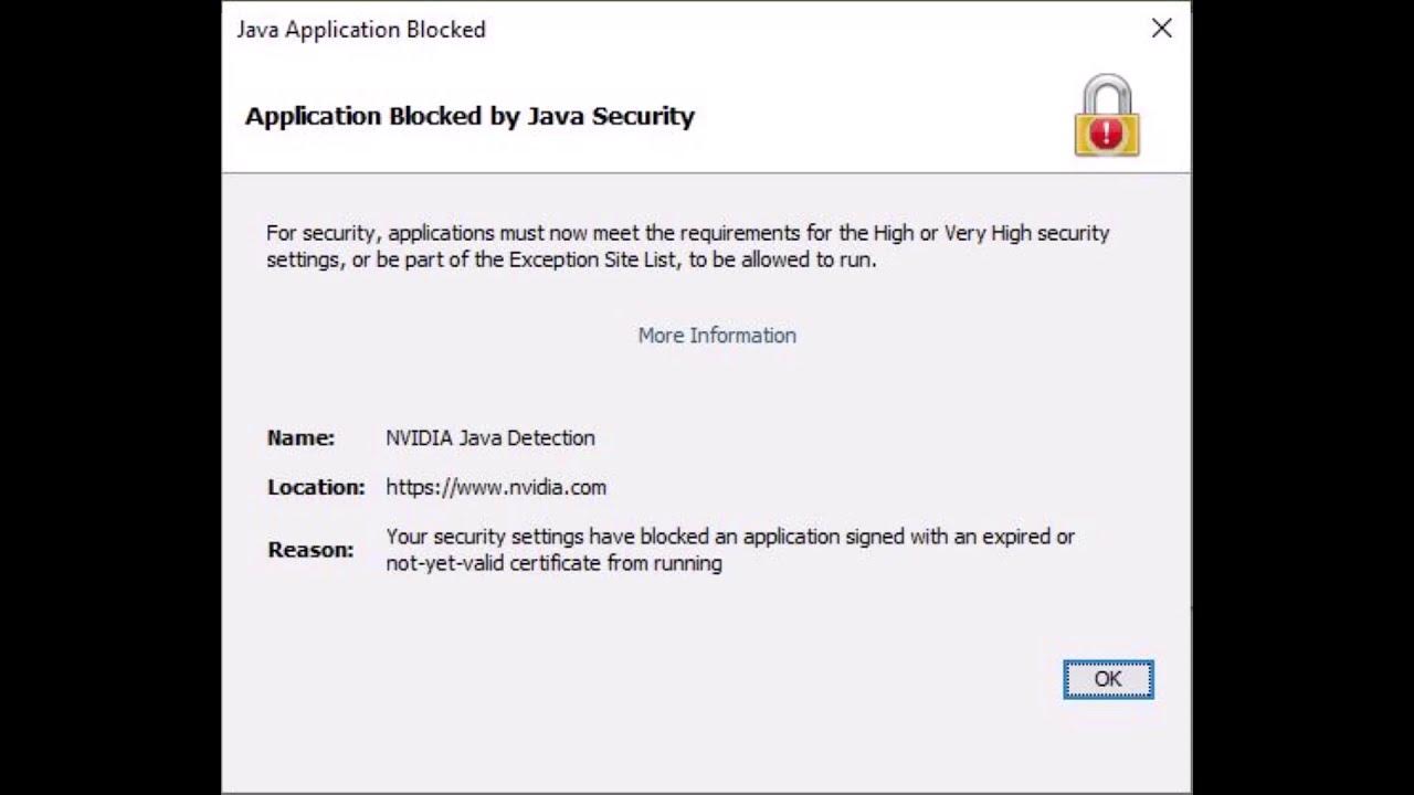 Application Blocked by Java Security Hatası (Kesin Çözüm) - YouTube