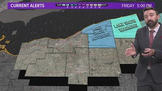 Northeast Ohio weather forecast: Snow warnings, advisories in effect