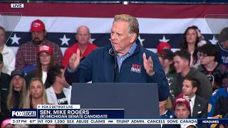 Senate Candidate Mike Rogers speaks in Port Huron