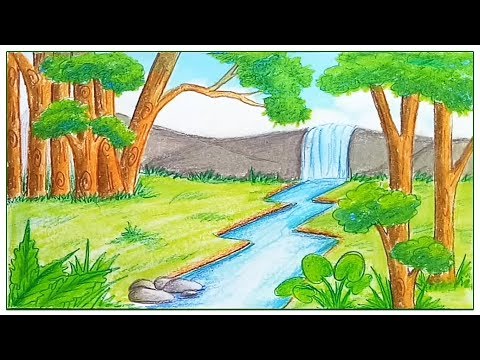 Video: How To Draw A Jungle