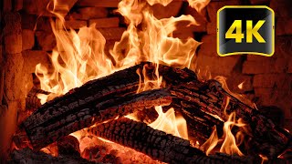 3 Hours of Relaxing Fireplace Sounds 🔥 Christmas Fireplace 4K UHD & Crackling Fire Sounds (No Music)