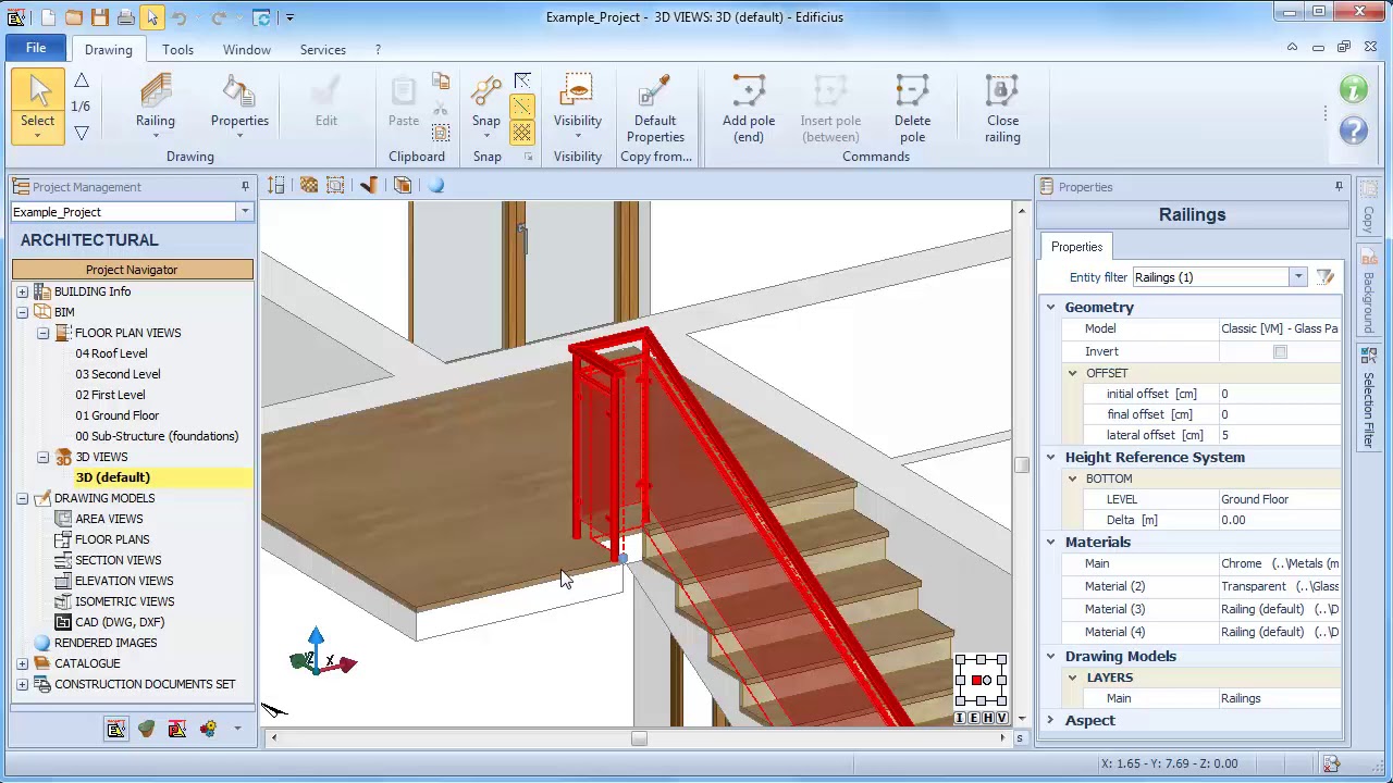 Tutorial de Edificius - Modificar la Barandilla - ACCA software - YouTube