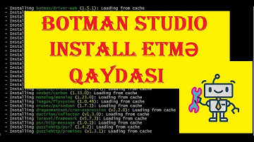 Botman Studio quraşdırma qaydası PHP Bot yaradırıq laravel azerbaycan dilinde bot yaratmaq