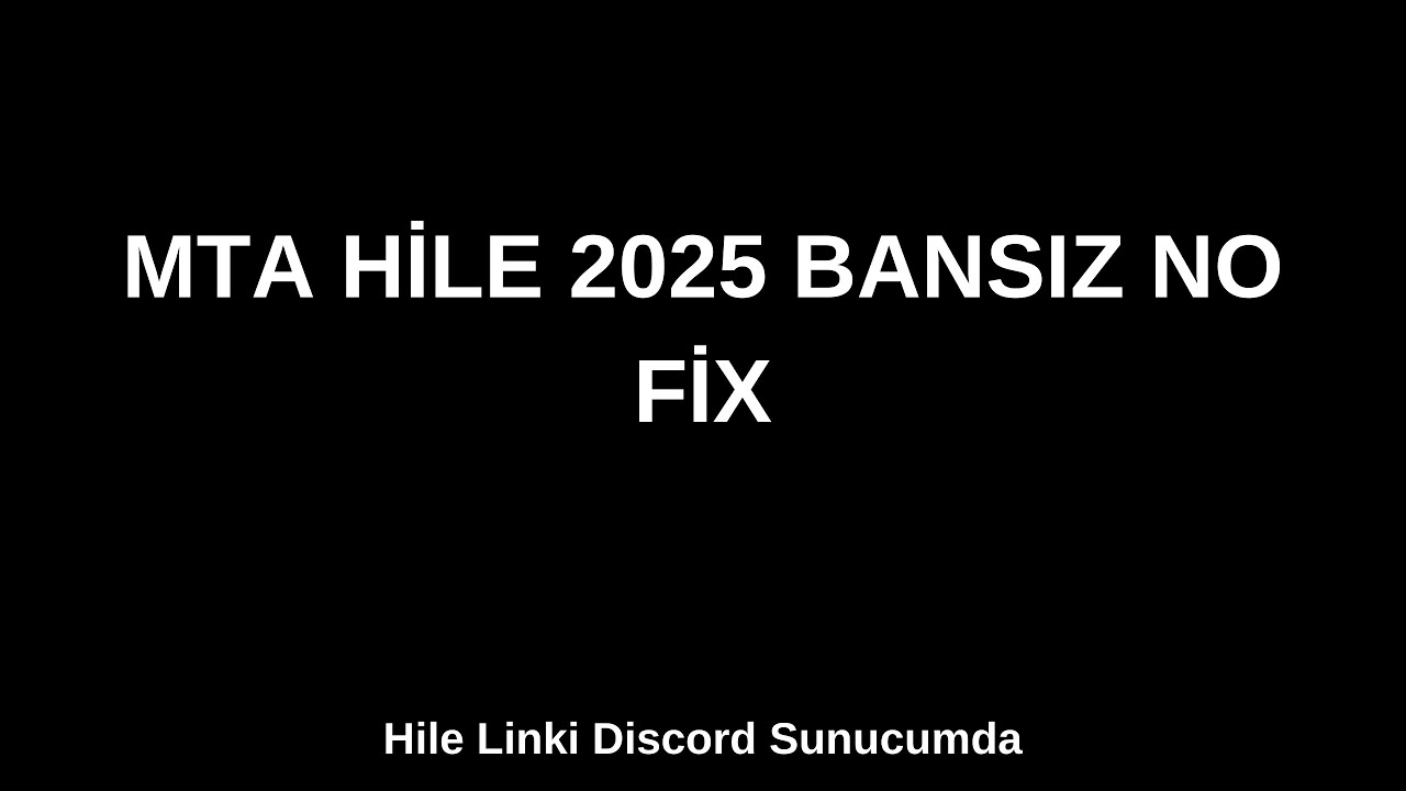 MTA 2025 YENİ HİLE !