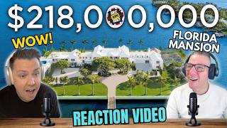 BRITS REACT to Touring a $218,000,000 Florida Mega Mansion on a Private Island Wealth