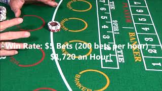 Number 1 Baccarat System! Win $1,410 an Hour Making $10 Bets!