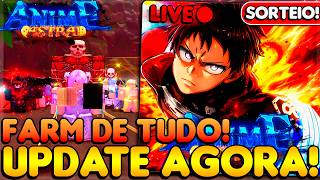 [LIVE🔴] UPDATE ANIME ASTRAL   SORTEIOS!! UPDATE 5 DE FIRE FORCE!!! NOVA DUNGEON!!!