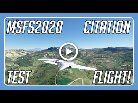 Microsoft Flight Simulator 2020 Cessna Citation C14 Test Flight! @imationedit
