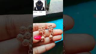 gold plated necklace set link post per hai #foryou #meesho #shortsfeed #love #song