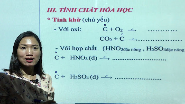 Tính chất hóa học của các bon điôxít