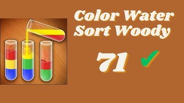 Color Water Sort Woody Puzzle Level 71