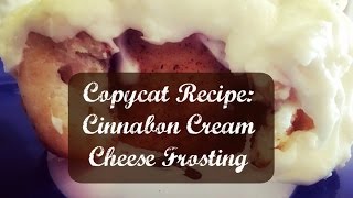 Copycat Cinnabon Cream Cheese Frosting