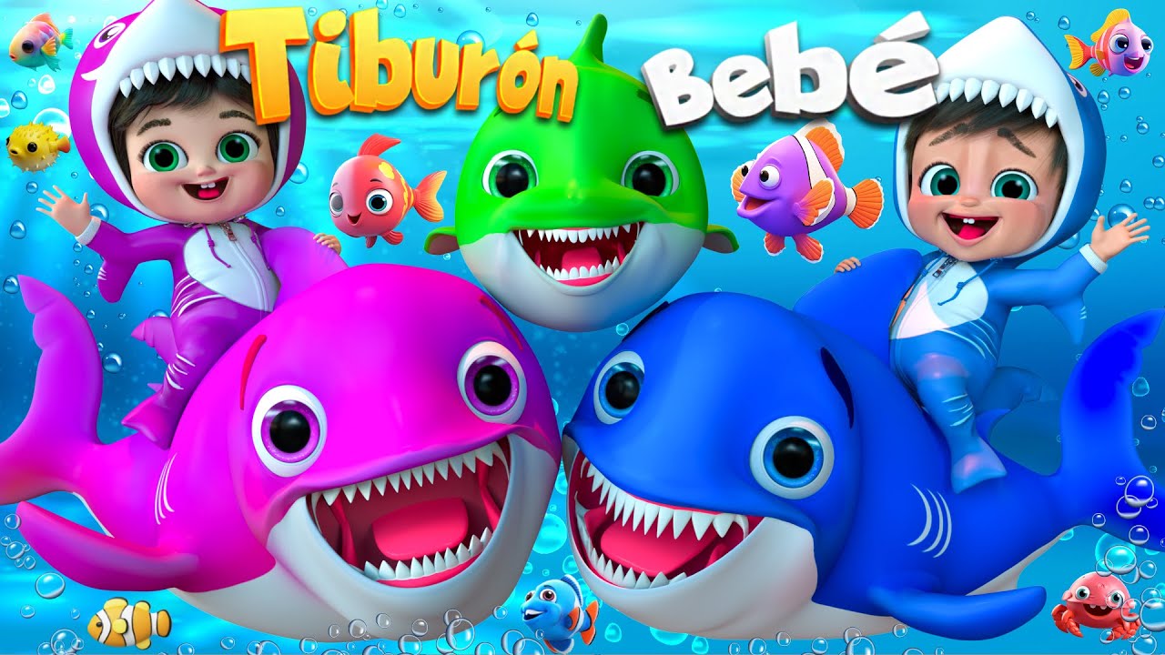Bebé Tiburón ¡Vamos a Jugar! | canciones infantiles y rimas infantiles  @SuperLucaEspanol