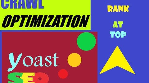 Yoast Seo Crawl Optimization in Wordpress #seo #yoastseo