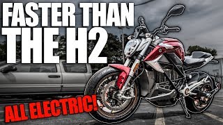 THIS ELECTRIC MOTORCYCLE IS FASTER THAN THE NINJA H2! (0-60 in 2 SECONDS)