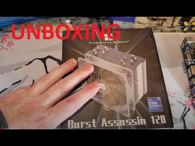 Unboxing: Thermalright BA120 CPU Air Cooler, 6 Heat Pipes, TL-C12C PWM  Quiet Fan CPU Cooler LGA 1700 