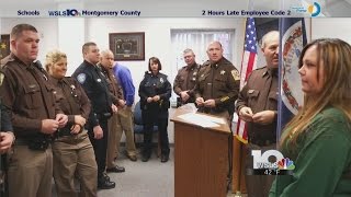 Alleghany County sheriff honors citizens after double homicide suspect arrest