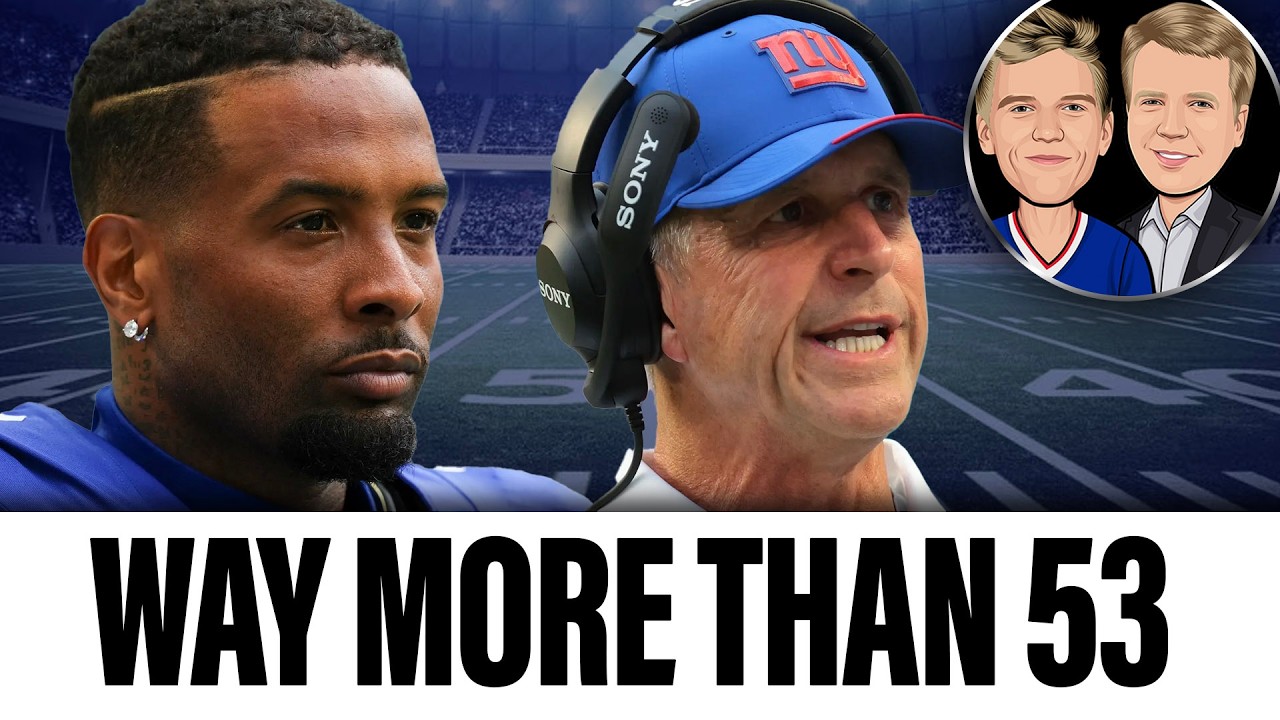 John Harbaugh Says Giants Have MORE Than 53 Roster-Worthy Players | Calvin Austin Injury