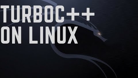 Installing TurboC++ on Linux using dosbox