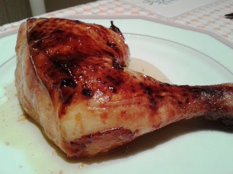 roast-chicken-with-honey.spanish-food.-easy-cooking